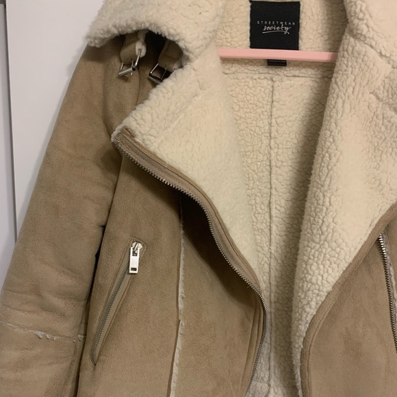 Vintage Sherpa lined brown jacket - Picture 5 of 5